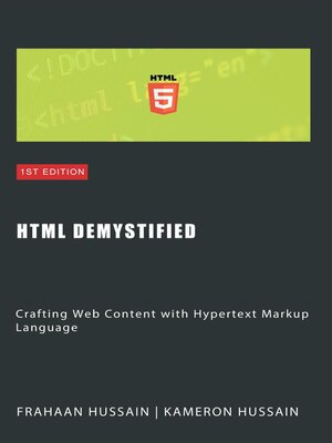 cover image of HTML Demystified